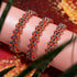 Liens Poisson Clown | Bracelet Mini Kismet | Orange fluo x argent
